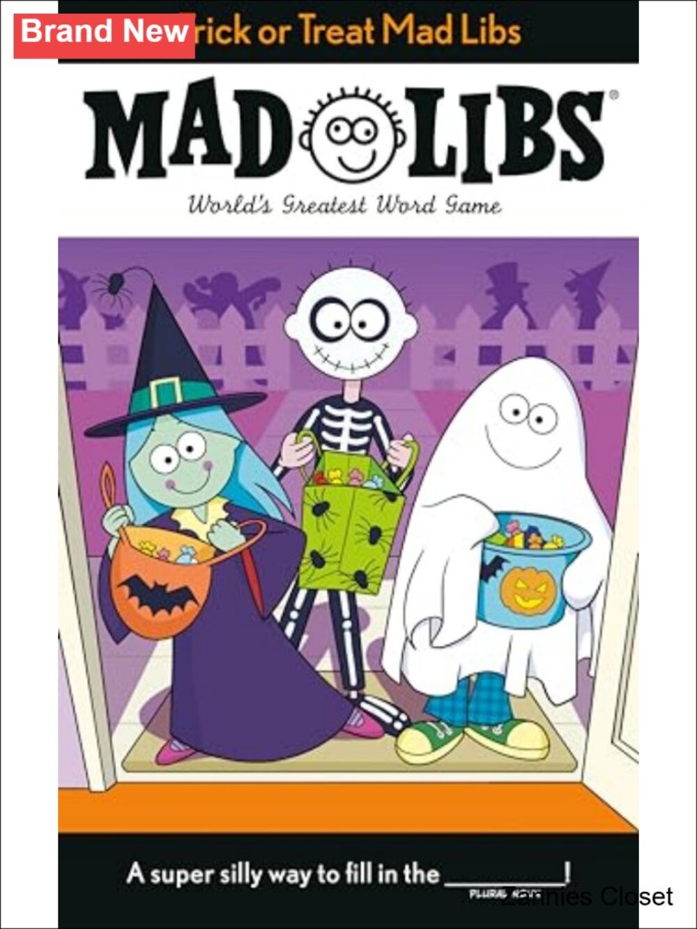 👻 Mad Libs Trick or Treat Word Game Grammar Reading Activity Book
